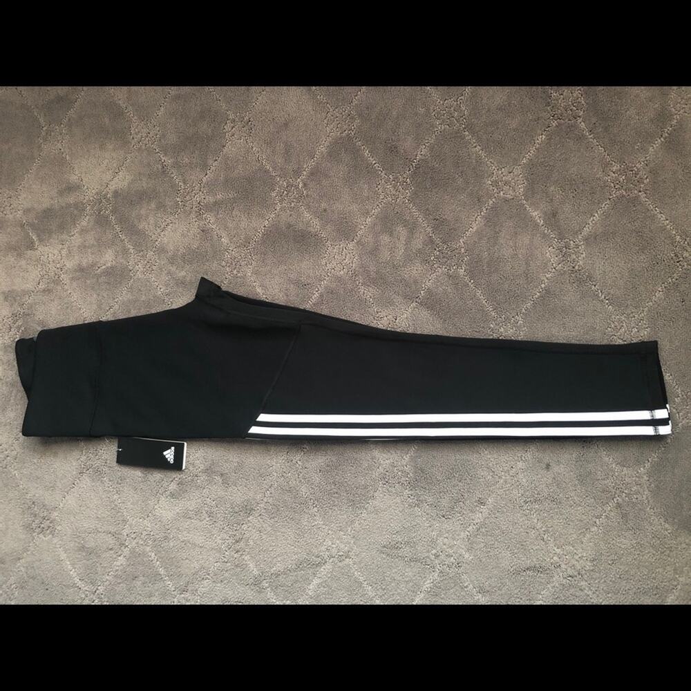 Adidas ladies 3-stripe leggings/ active tight-Small